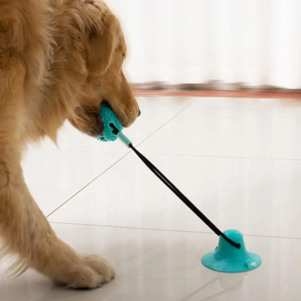Dog Chew Toys,for Aggressive Chewers,Interactive Dog Suction Cup Toy,Teething Rope Toy,Dog Puzzle Treat Food Dispensing Ball Toy