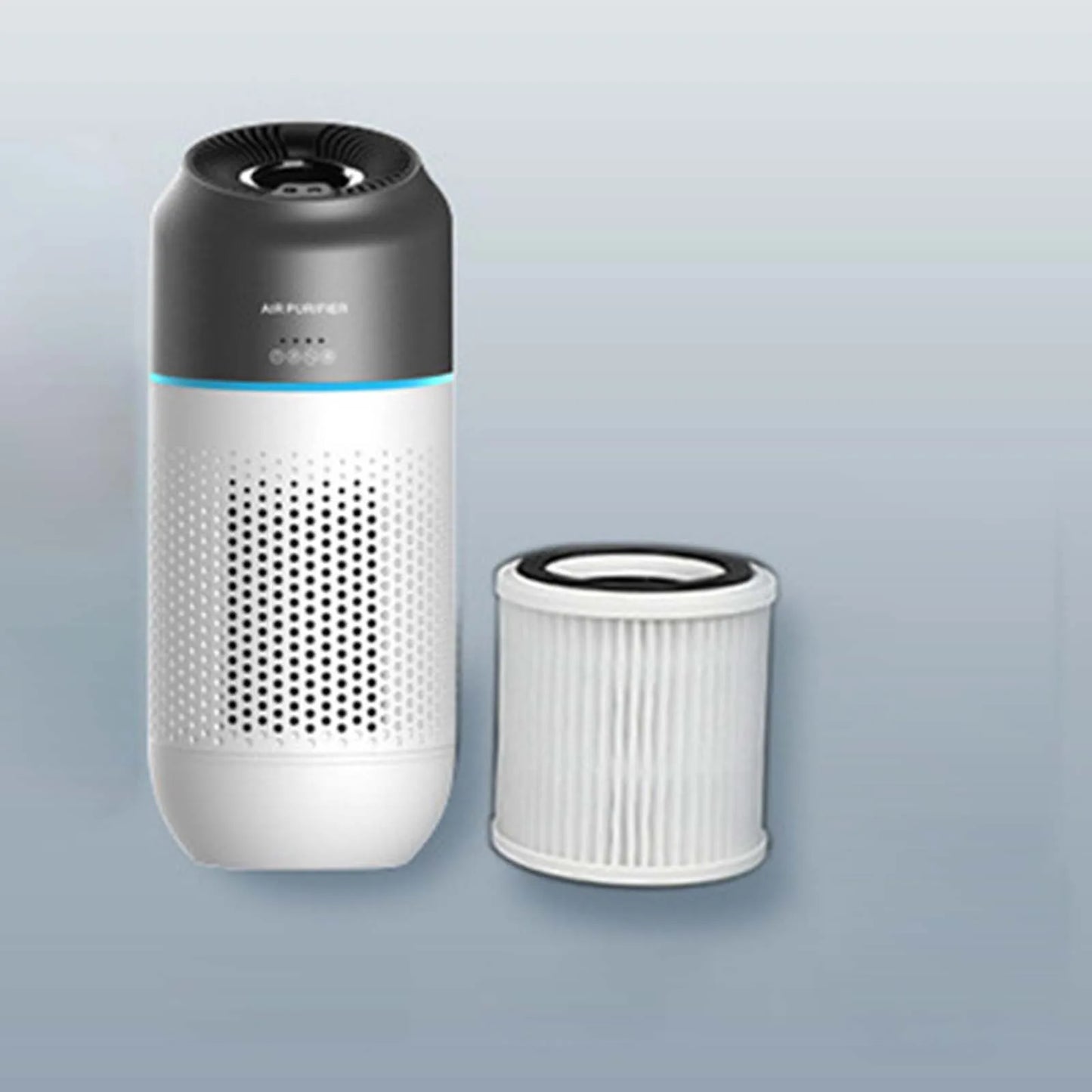 Portable Air Purifier Silent Car Air Purifier for Tabletop Kitchen Home,Mini Air Cleaner for Car Silent Air Negative Generator