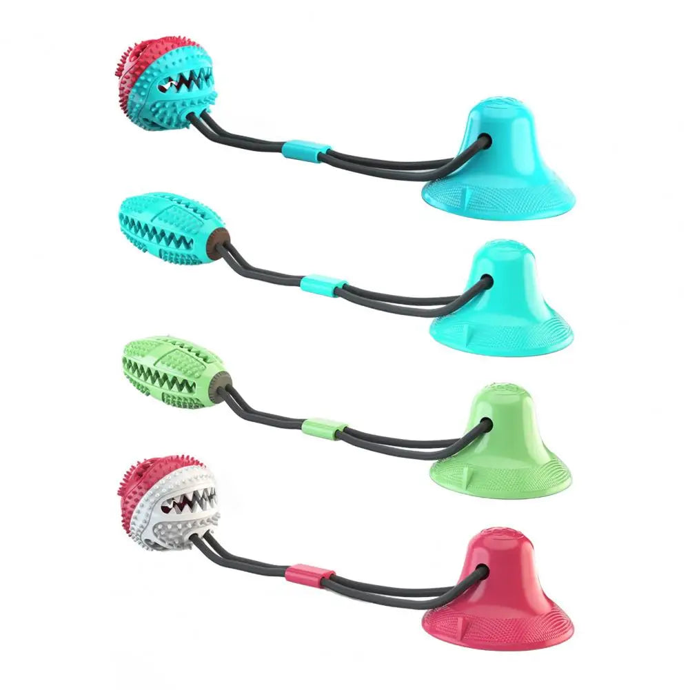 Dog Chew Toys,for Aggressive Chewers,Interactive Dog Suction Cup Toy,Teething Rope Toy,Dog Puzzle Treat Food Dispensing Ball Toy