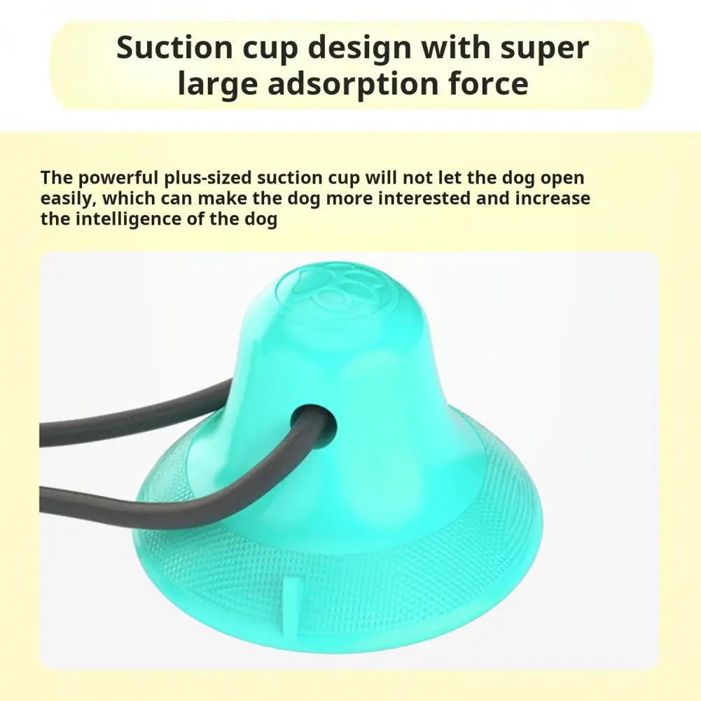 Dog Chew Toys,for Aggressive Chewers,Interactive Dog Suction Cup Toy,Teething Rope Toy,Dog Puzzle Treat Food Dispensing Ball Toy