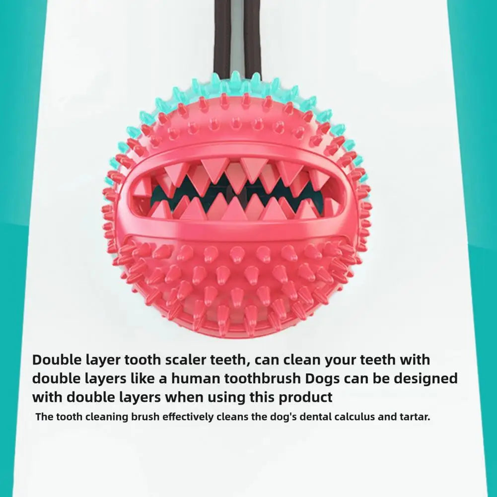 Dog Chew Toys,for Aggressive Chewers,Interactive Dog Suction Cup Toy,Teething Rope Toy,Dog Puzzle Treat Food Dispensing Ball Toy