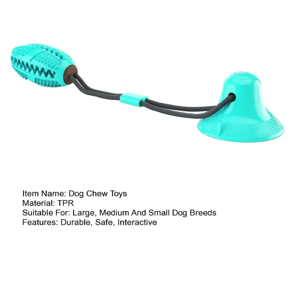 Dog Chew Toys,for Aggressive Chewers,Interactive Dog Suction Cup Toy,Teething Rope Toy,Dog Puzzle Treat Food Dispensing Ball Toy