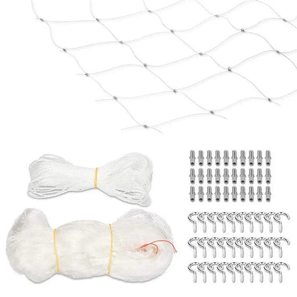 Pet Protection Net Nylon Anti Bird Cat Protective Sturdy Safe Wire Cover For Prevents Cats From Escaping Or Falling From Balcony