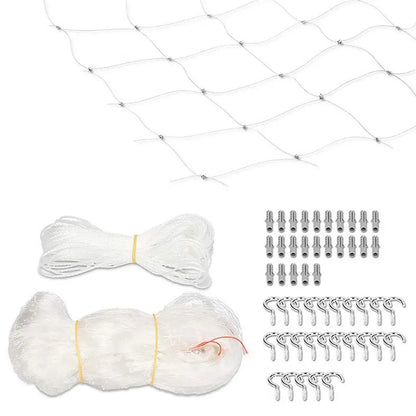 Pet Protection Net Nylon Anti Bird Cat Protective Sturdy Safe Wire Cover For Prevents Cats From Escaping Or Falling From Balcony