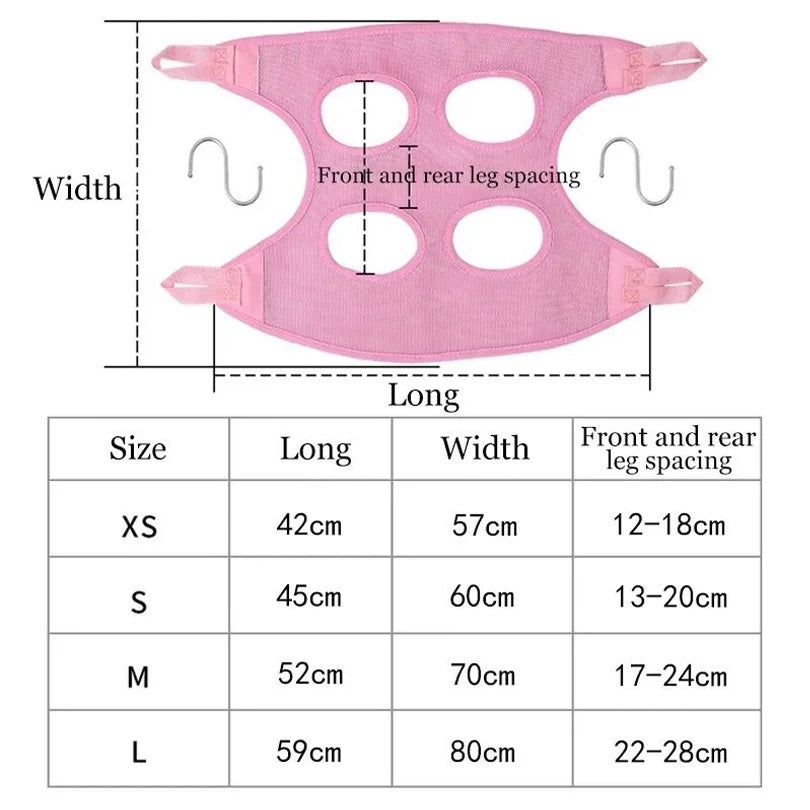 Dog Cat Grooming Hammock Fixed Bath Bag for Nail Cutting Anti Scratch Cat Trimming Restraint Bag Cat Beauty Hanging Pet Supplies