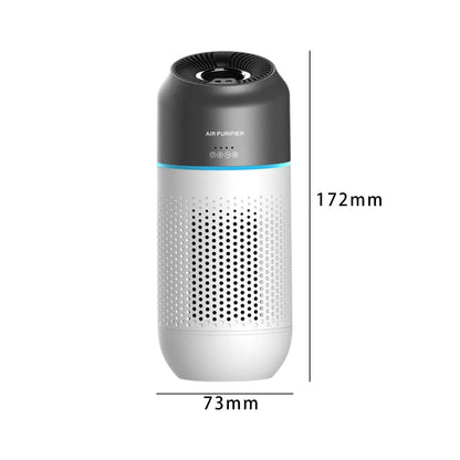 Portable Air Purifier Silent Car Air Purifier for Tabletop Kitchen Home,Mini Air Cleaner for Car Silent Air Negative Generator