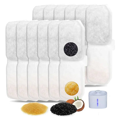 Cat Water Fountain Filter Professional Pet Fountain Replacement Activated Carbon Filters Accessories Cat Drinking Filters