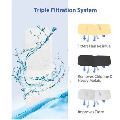 Cat Water Fountain Filter Professional Pet Fountain Replacement Activated Carbon Filters Accessories Cat Drinking Filters