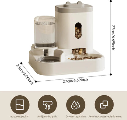 Automatic Cat Feeder Smart Pet Food Dispenser Automatic Cat Food Dispenser Cat Dog Bowl with Water Dispenser Pet Accessories New