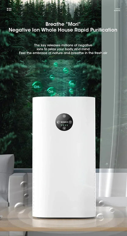 2025 Air Purifier Portable Desktop Air Freshener For Home Allergies and Pets Hair Smokers in Bedroom HEPA Filter Air Cleaner