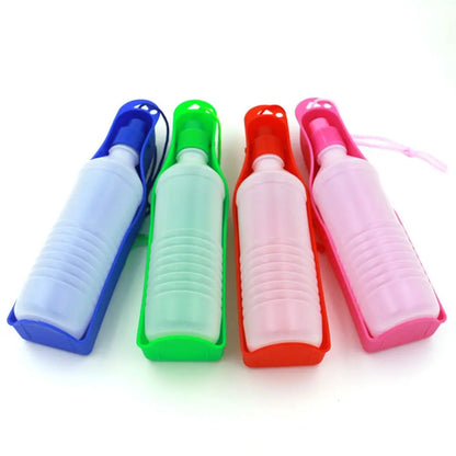 Portable Pet Dog Water Bottle Travel Cup Outdoor Feeder Dispenser Drinking Bowl Pet Supply For Small Large Dog Puppy Cat