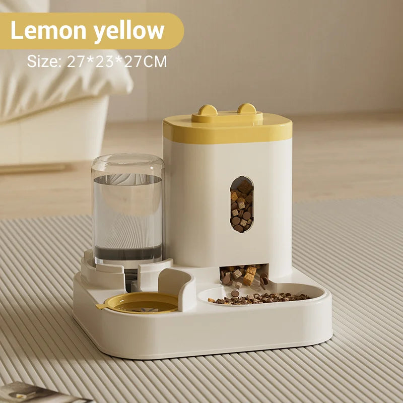 Automatic Cat Feeder Smart Pet Food Dispenser Automatic Cat Food Dispenser Cat Dog Bowl with Water Dispenser Pet Accessories New