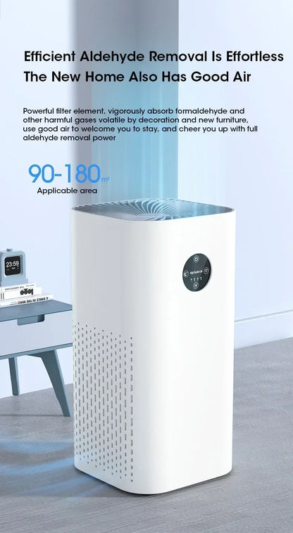 2025 Air Purifier Portable Desktop Air Freshener For Home Allergies and Pets Hair Smokers in Bedroom HEPA Filter Air Cleaner