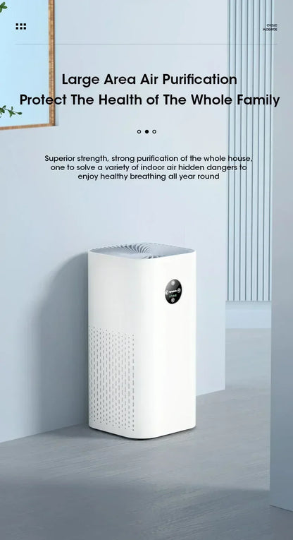 2025 Air Purifier Portable Desktop Air Freshener For Home Allergies and Pets Hair Smokers in Bedroom HEPA Filter Air Cleaner