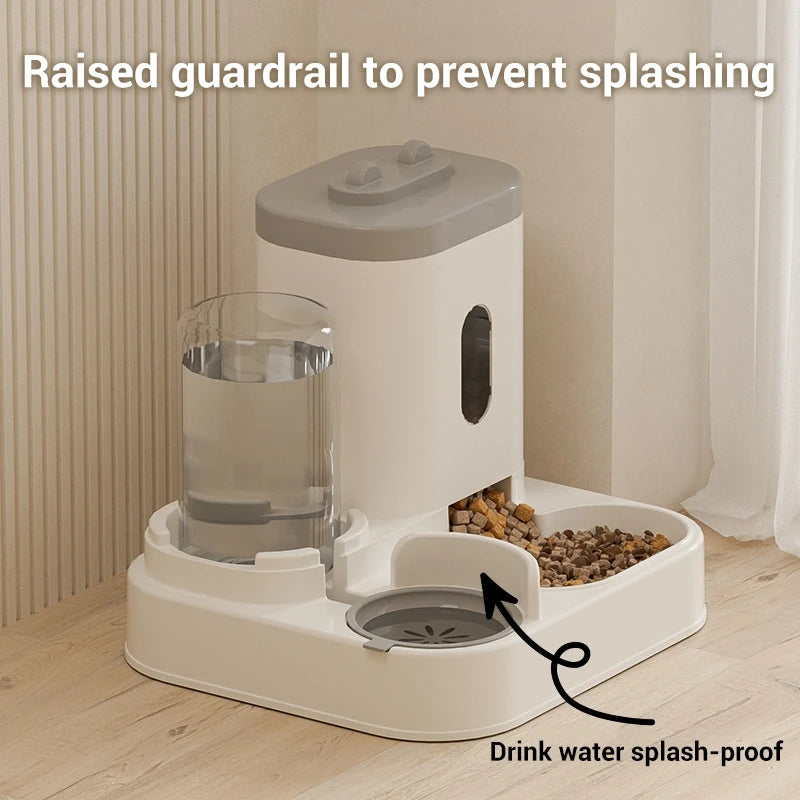 Automatic Cat Feeder Smart Pet Food Dispenser Automatic Cat Food Dispenser Cat Dog Bowl with Water Dispenser Pet Accessories New