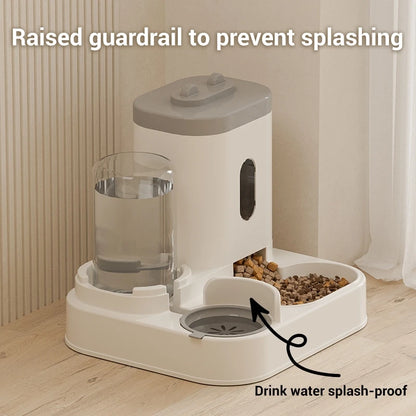 Automatic Cat Feeder Smart Pet Food Dispenser Automatic Cat Food Dispenser Cat Dog Bowl with Water Dispenser Pet Accessories New