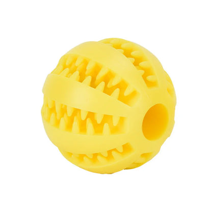 Dog Toy Interactive Rubber Dog Ball Toys for Dogs Puppy Cat Chewing Toys Funny Pet Tooth Cleaning Snack Ball Toy Pet Products
