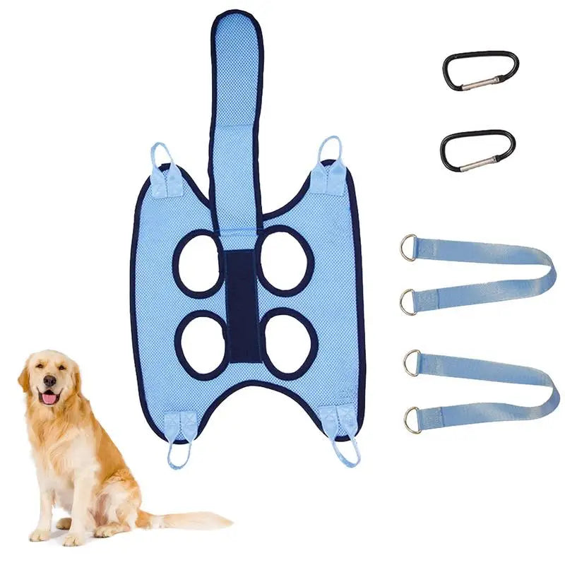 Dog Grooming Hammock  With Security Strap  Anti Scratch Pet Nail Trimming Hammock Dog Cat Beauty Hanging Pet Supplies