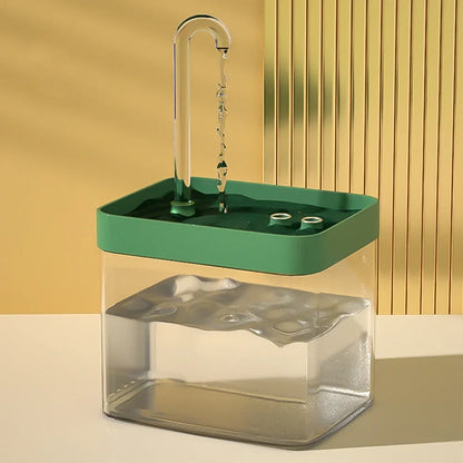 Cat Water Fountain Auto Filter Transparent Cat Drinker USB Electric Mute Recirculate Filtering Drinker for Cats Water Dispenser