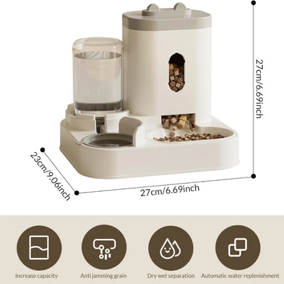 Automatic Cat Feeder Smart Pet Food Dispenser Automatic Cat Food Dispenser Cat Dog Bowl with Water Dispenser Pet Accessories New