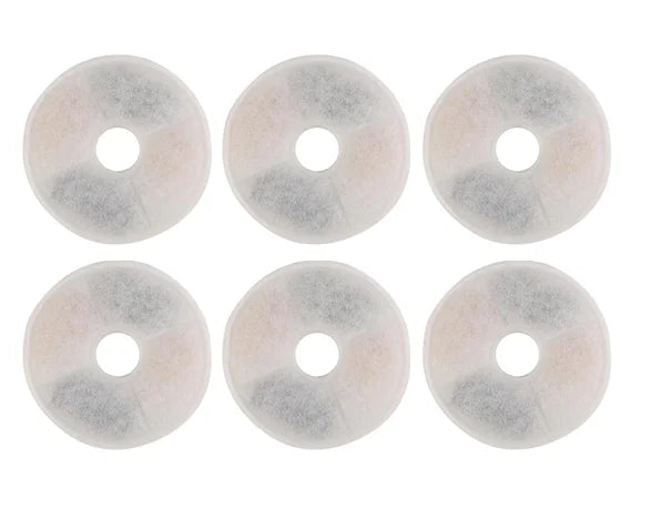 Cat Water Fountain Filters Compatible with Catit Water Fountain Pet Fountain Filter Replacement (6/12Pack)