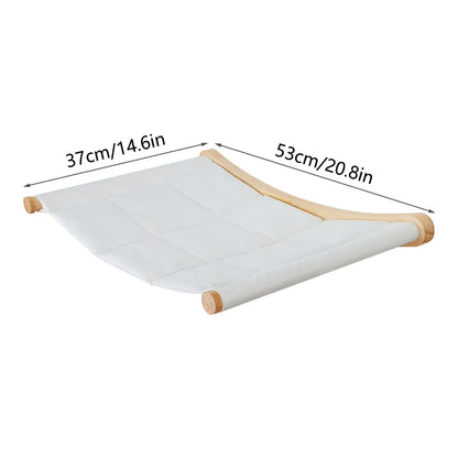 Cat Hammock Bed Wall Mounted Climbing Cats Kitty Bed Funiture Stable Shelf Perches Cat House for Sleeping Playing Accessories