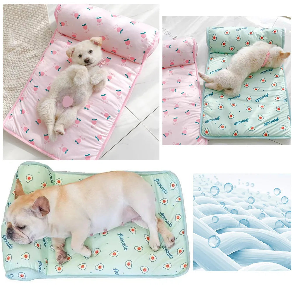 Dog Cooling Mat Summer Pet Cold Bed for Dogs Cat Durable Blanket Sofa Cat Ice Pad Blanket Pet Accessories