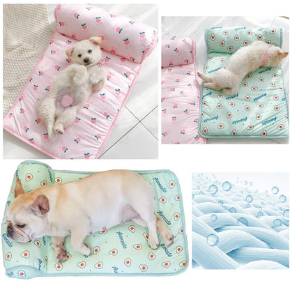 Dog Cooling Mat Summer Pet Cold Bed for Dogs Cat Durable Blanket Sofa Cat Ice Pad Blanket Pet Accessories