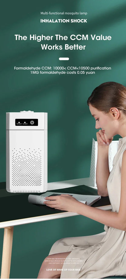 2025 Air Purifier Portable Desktop Air Freshener For Home Allergies and Pets Hair Smokers in Bedroom HEPA Filter Air Cleaner