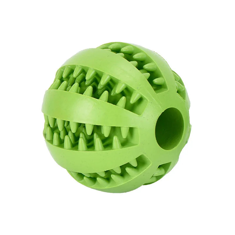 Dog Toy Interactive Rubber Dog Ball Toys for Dogs Puppy Cat Chewing Toys Funny Pet Tooth Cleaning Snack Ball Toy Pet Products