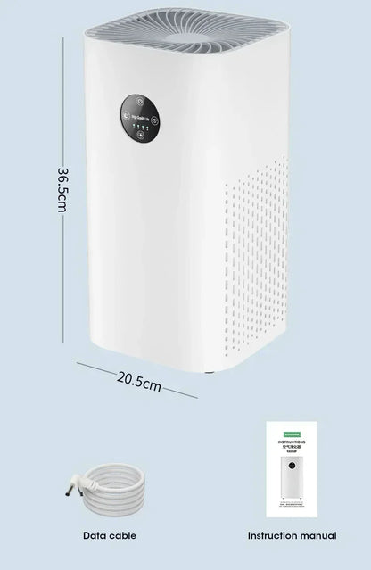 2025 Air Purifier Portable Desktop Air Freshener For Home Allergies and Pets Hair Smokers in Bedroom HEPA Filter Air Cleaner