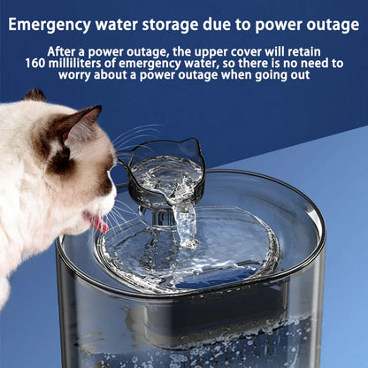 Cat Water Fountain Automatic Cats Dog Drinking Fountain with Recirculate Filters USB Electric Water Pump Pet cat Water Dispenser