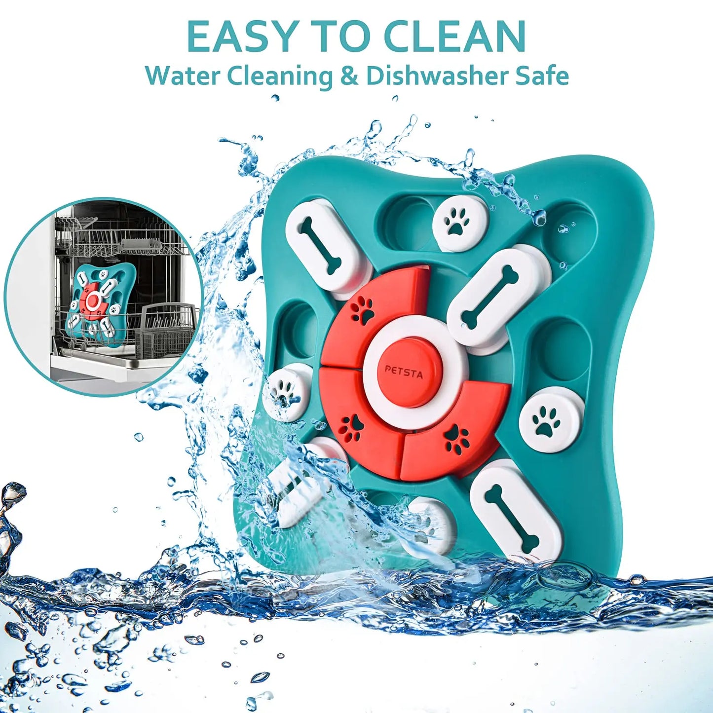 Dog Puzzle Toys, Treat Dispensing Dog Enrichment Toys for IQ Training and Brain Stimulation Interactive Mentally Stimulating