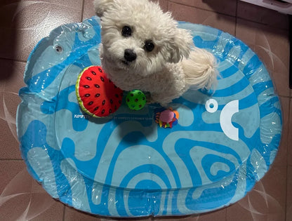 Pet summer cooling water mattress waterbed large dog inflatable water-filled cushion small cats cooler cat kennel cooling pad