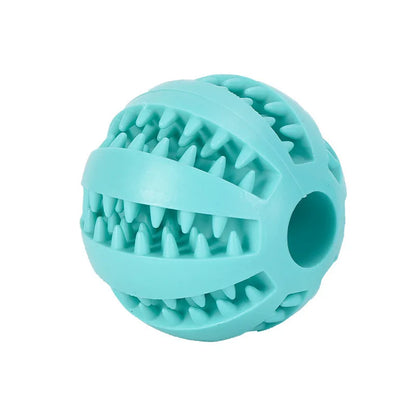 Dog Toy Interactive Rubber Dog Ball Toys for Dogs Puppy Cat Chewing Toys Funny Pet Tooth Cleaning Snack Ball Toy Pet Products