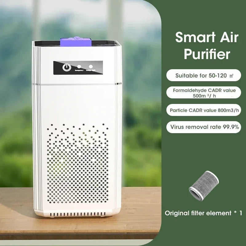 2025 Air Purifier Portable Desktop Air Freshener For Home Allergies and Pets Hair Smokers in Bedroom HEPA Filter Air Cleaner