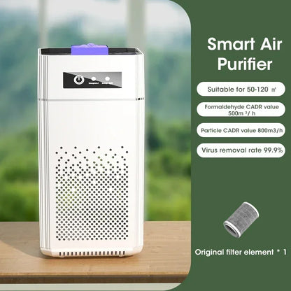 2025 Air Purifier Portable Desktop Air Freshener For Home Allergies and Pets Hair Smokers in Bedroom HEPA Filter Air Cleaner