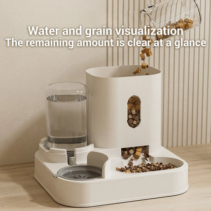 Automatic Cat Feeder Smart Pet Food Dispenser Automatic Cat Food Dispenser Cat Dog Bowl with Water Dispenser Pet Accessories New